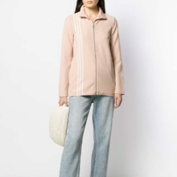 adidas Jackets & Blazers - ADIDAS 3-Stripes Blush Pink Track Jacket